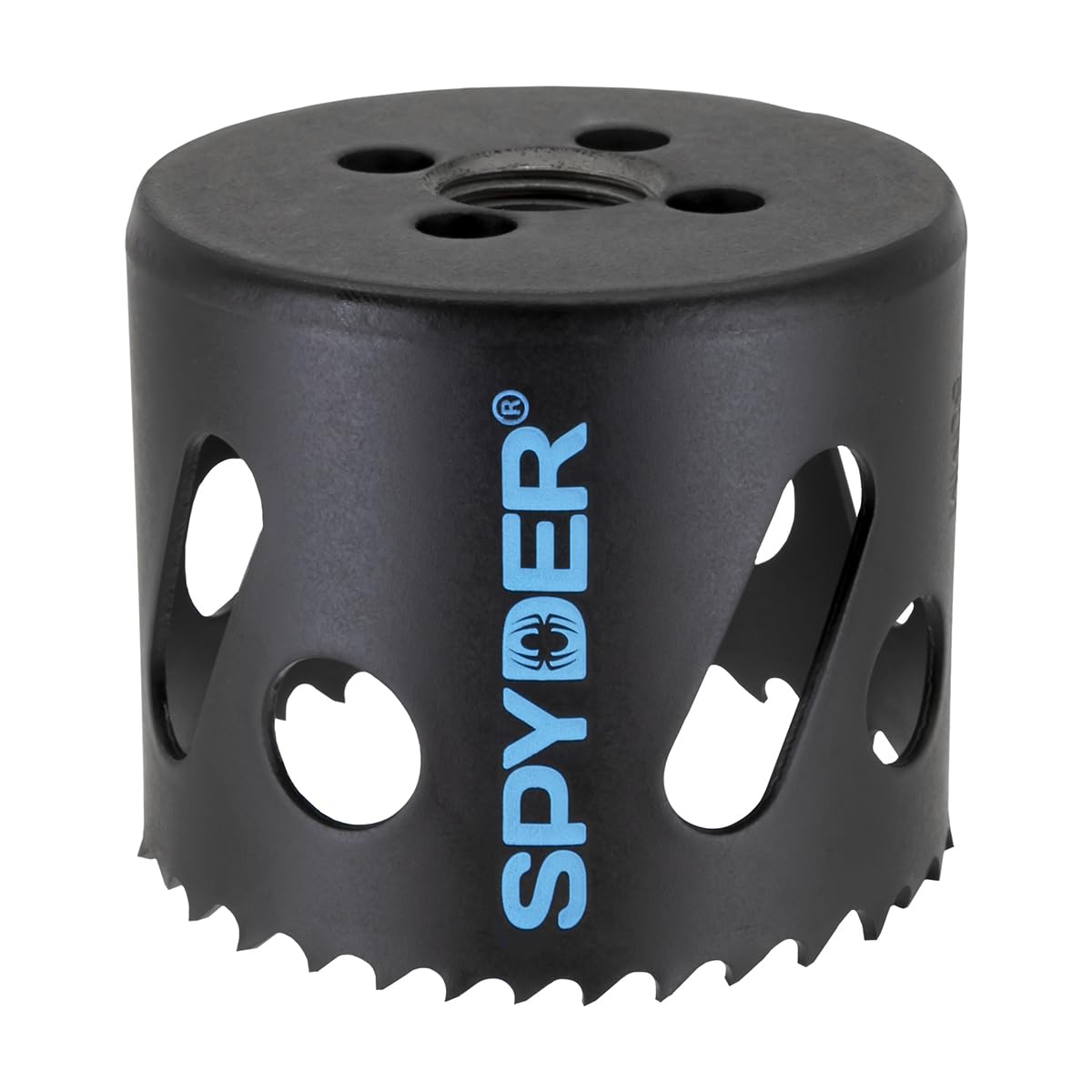 Sierra perforadora Spyder 600086 de núcleo rápido de 2.375" para solucionar atascos de madera