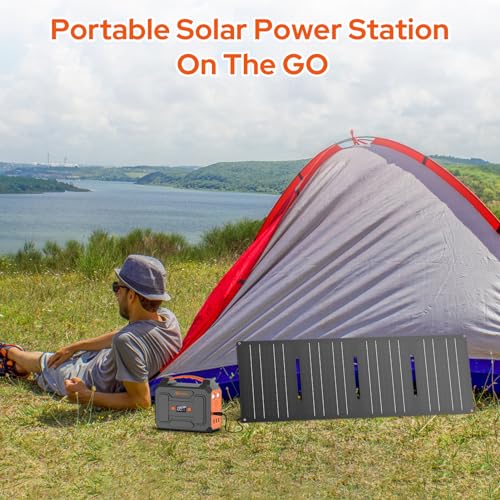 ZeroKor-Portable-Power-Station-100W-110V-Portable-Power-Pack-with-AC-Outlet-Portable-Solar-Generator-146Wh-External-Battery-with-DC-USB-C-QC30-for-Camping-Home-Use-RV-VanLifewithout-Solar-Panel
