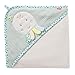 Fehn Badetuch Baby Oktopus - Badehandtuch Kinder Poncho aus Baumwolle - Handtuch mit süßem Oktopus - Babybadetuch mit Kapuze für Babys und Kleinkinder ab 0+ Monaten – Kapuzenhandtuch 80 x 80 cm