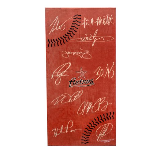 Serviette de bain MLB imprimée de taille unique pour supporter de baseball en couleur d'équipe