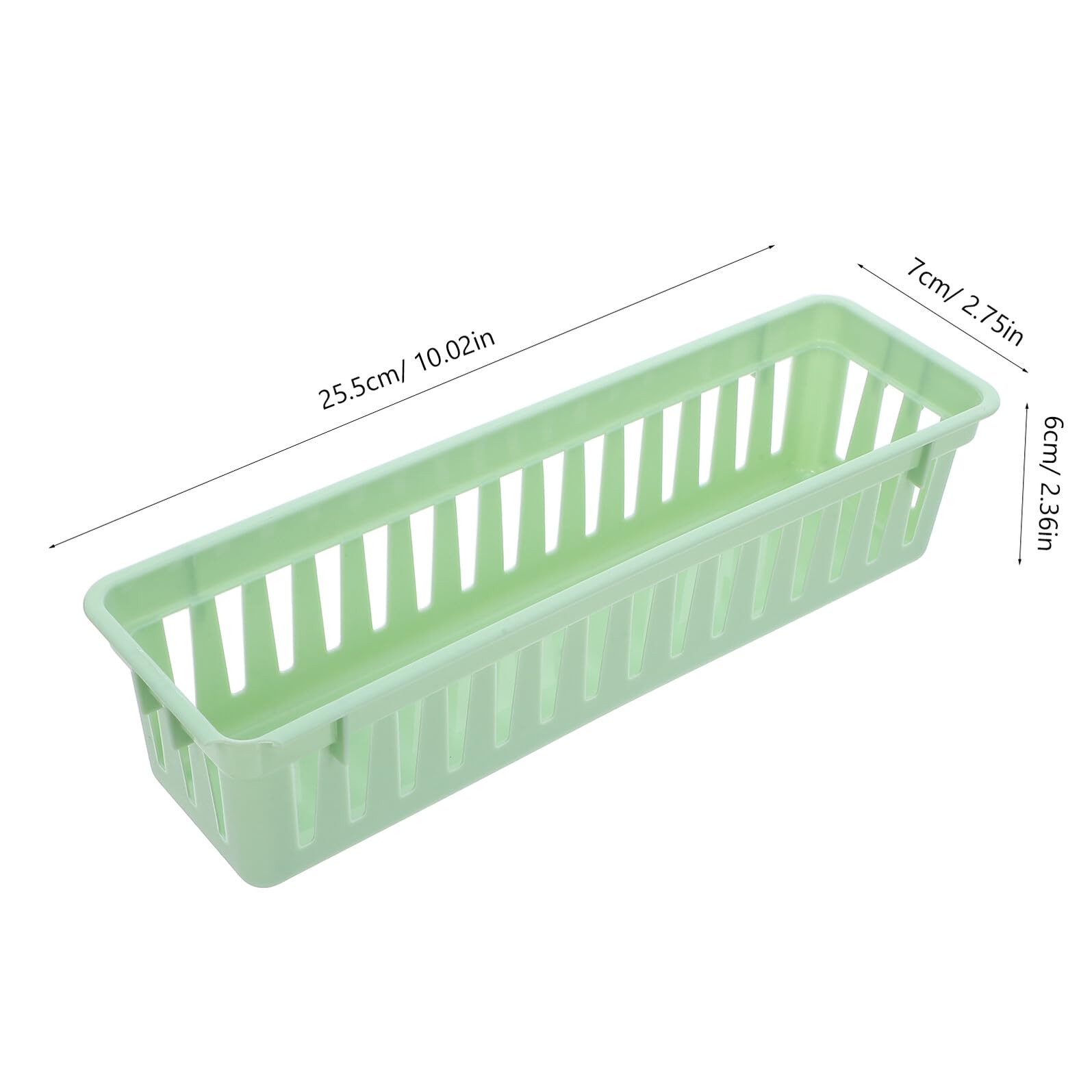 Alipis 12 Pezzi Organizer Matite Colorato per Scrivania Cestini in Plastica Resistenti per Cancelleria Vassoi Porta Penne e Pastelli Supporto Ufficio e Aula Design Compatto e Leggero