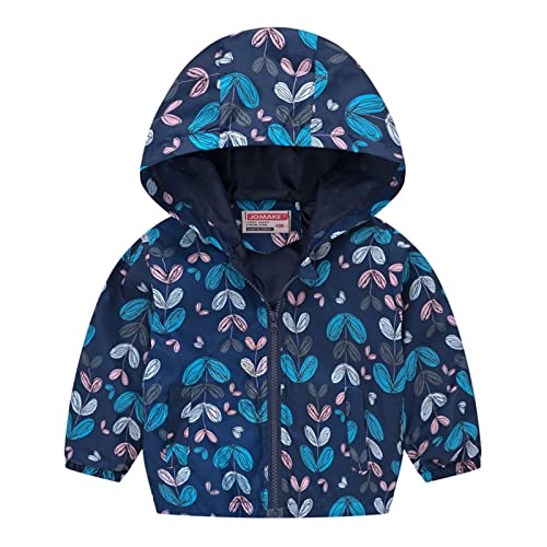 Toddler Girl Boy Spring Windbreaker with Hoods Baby Zipper Hooded Outwear Windproof Jacket Lightweight Coat