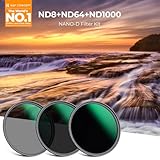 K&F CONCEPT 77mm ND8 ND64 ND1000 Lens Filter Kit - Optical Glass, High Definition, Multi-Coated, Waterproof, with Filter Pouch and Cleaning Cloths (Nano-D Series) - Image 2