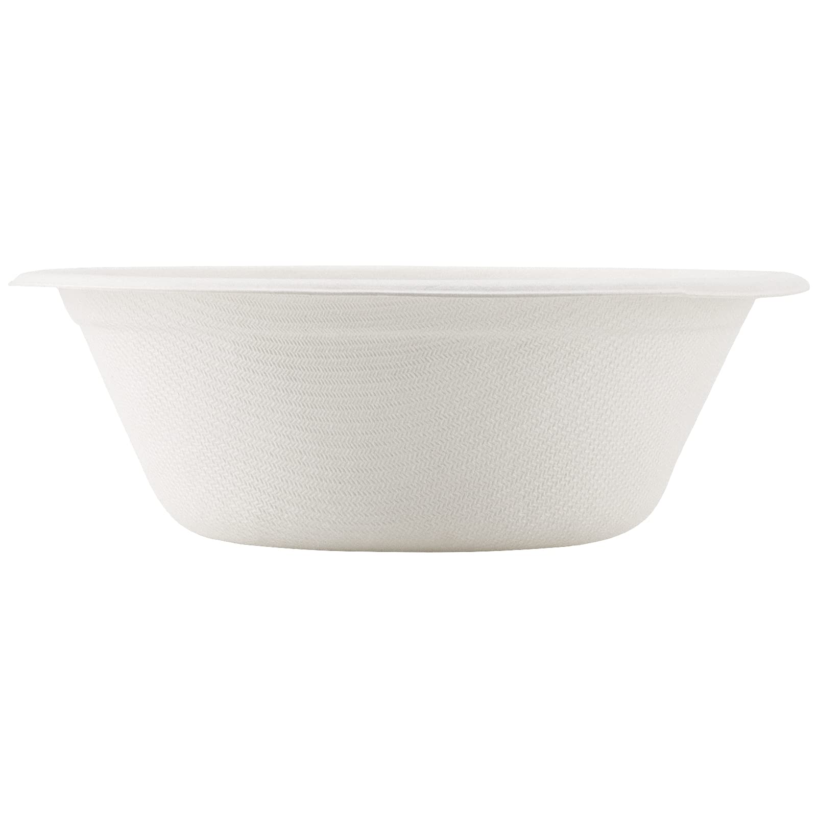 Brun 100 Bols Jetables En Bagasse De Canne à Sucre - Biodégradable & Compostable (500 ML) Pour