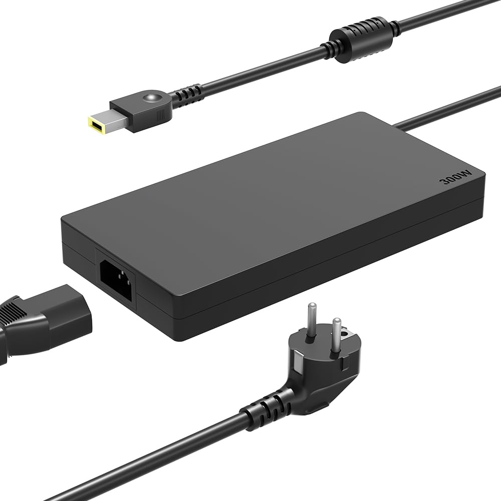 300W Caricatore Compatibile Con Lenovo Legion Pro/Slim 5 7 5i 7i 9i 5P C7 S7 15 16 17 Inch 16IAX10H 16IRX9 16ITHg6 16IAX7 R7000P R9000P R9000K Y9000K Y9000X Stromkabel Netzkabel Laptop