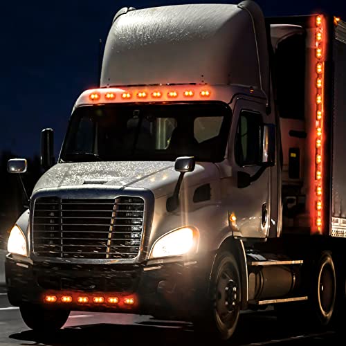 Image of Tallew 10 Pcs 2.5 Inch LED Trailer Side Marker Lights, Red