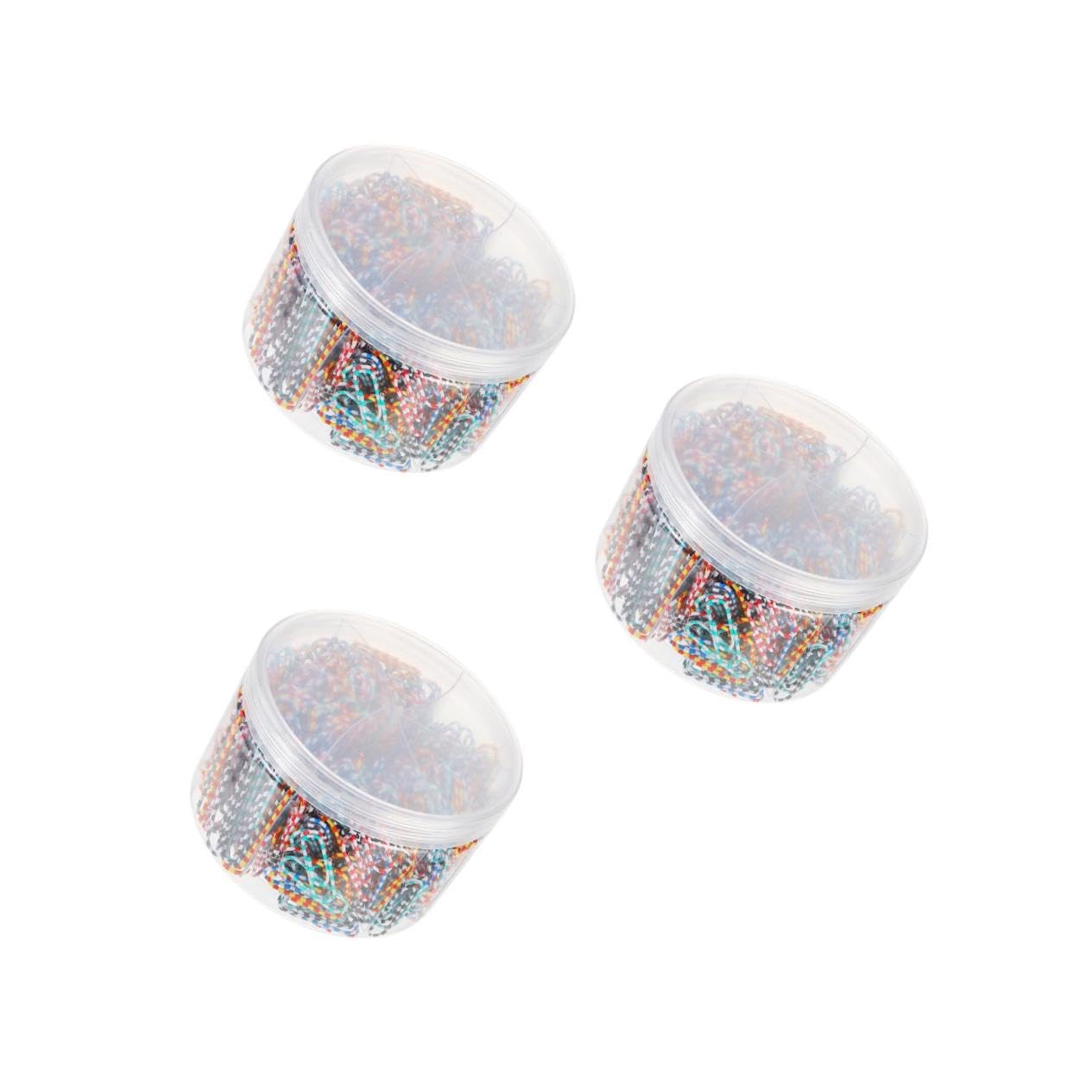SHINEOFI 3 Set Graffetta Per Fogli Griglia Fermagli Di Carta Poli Taccuino Graffette Ideali Clip Di Tenuta Da Cucina Patata Fritta Di Grandi Dimensioni Telo Metallo Colorful 450 Pezzi * 3