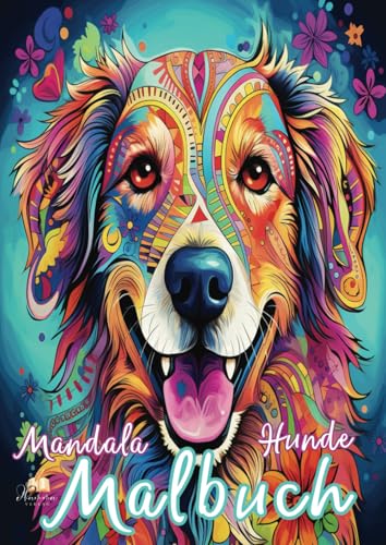 Mandala Malbuch Hunde: Verwandle 50 kreative Schwarz-Weiß-Illustrationen in farbige Kunstwerke und entdecke dabei die Vielfalt der Rassen I Ein Malerlebnis für Kinder ab 8 Jahren.