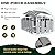 DNYKER 8 x 10 FT Resin Outdoor Storage Shed with Floor, Plastic Outdoor Storage Tool Shed with Windows and Lockable Door, Patio Garden Shed for Lawnmower, Bike, Pool Supply