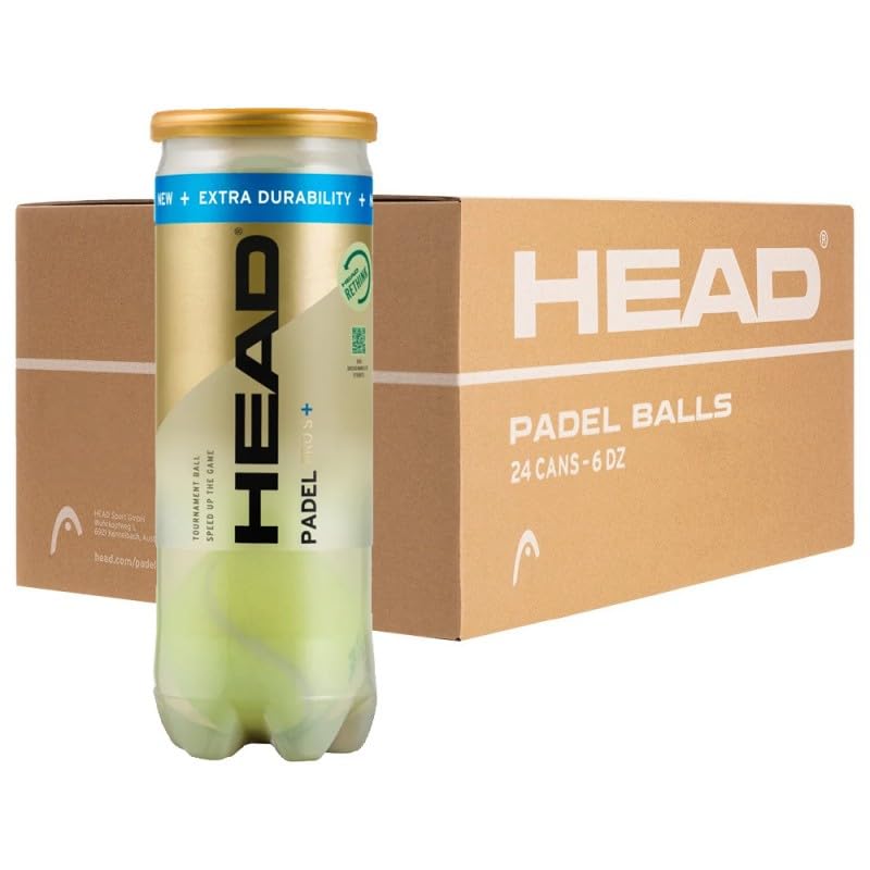 Head Padel Pro S + Cartón de 24 tubos de 3 bolas