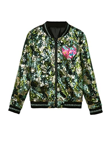 Desigual Abrig_Madagascar Chaqueta, Verde (Avocado 4124), 140 (Talla del Fabricante: 9/10) para Niñas