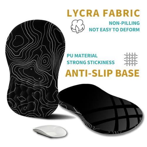 Hokafenle Ergonomic Mouse Pad Wrist Support