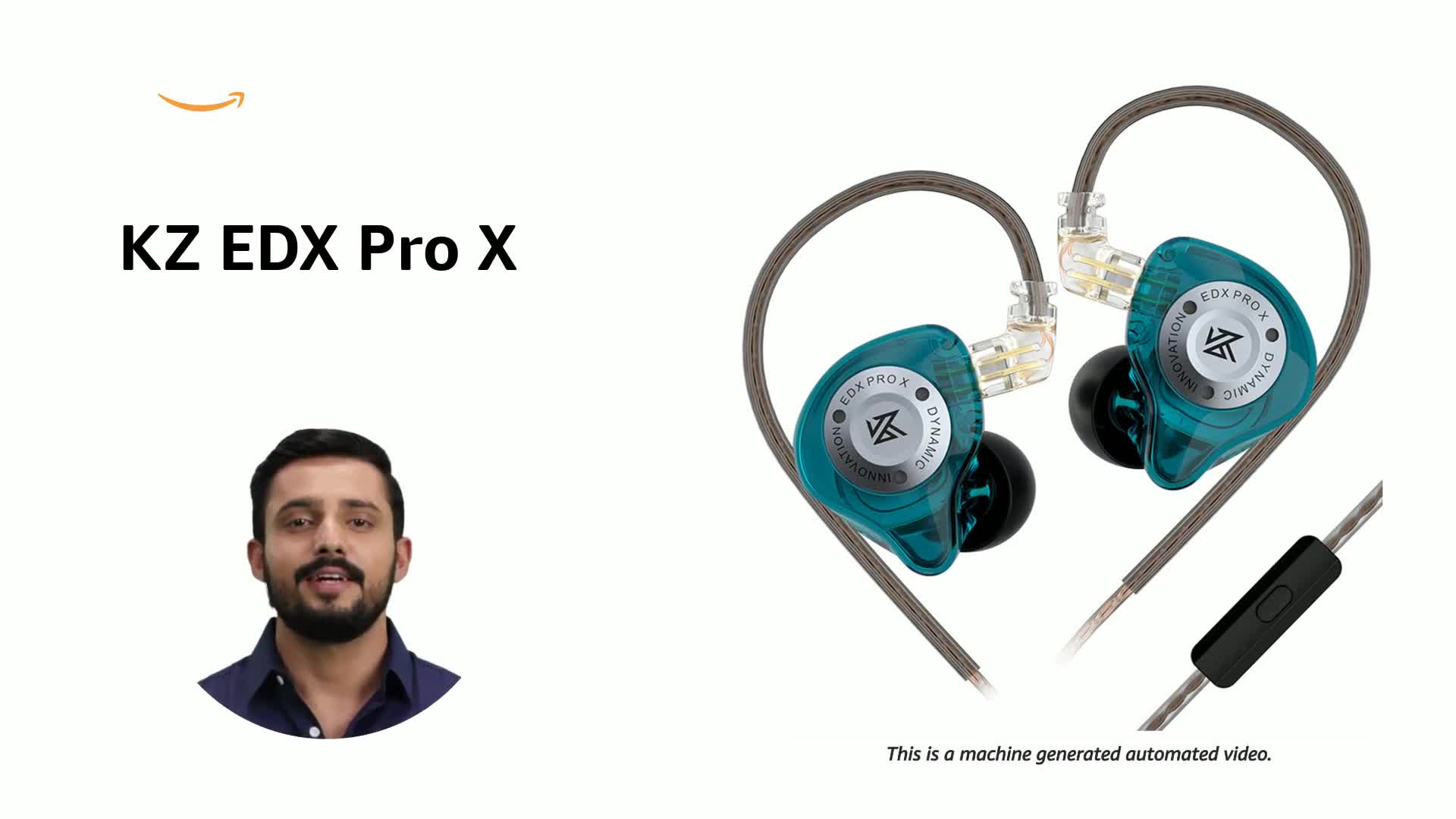 Linsoul KZ EDX Pro X in Ear Earphone, Single Dynamic Driver HiFi