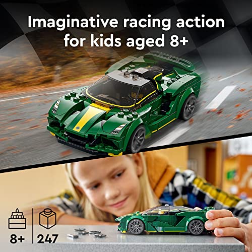 Lego 6379689 Speed Champions Lotus Evija 76907 Race Car Toy Model For Kids, Collectible Set thumb #2