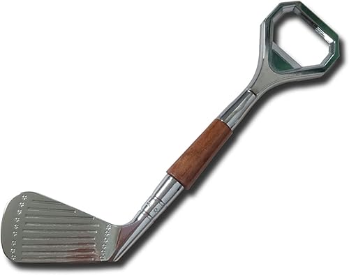 Abrebotellas para palos de golf, novedad de cerveza de golfista, artículo para los amantes del golf y entusiastas de la cerveza, hecho de aleación