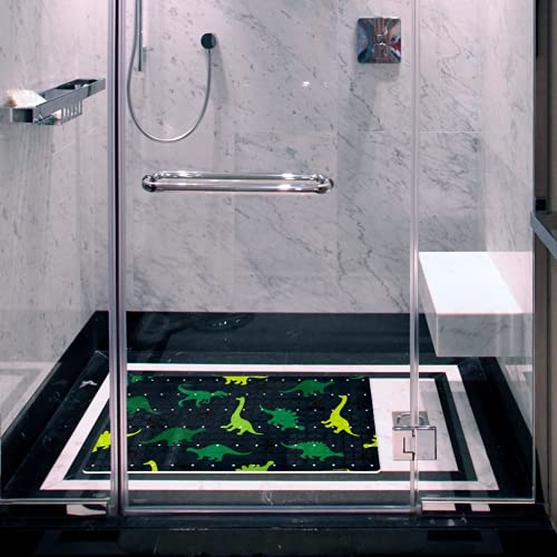 Alfombrilla de baño anticaídas: alfombra antideslizante verde sin tóxicos 7