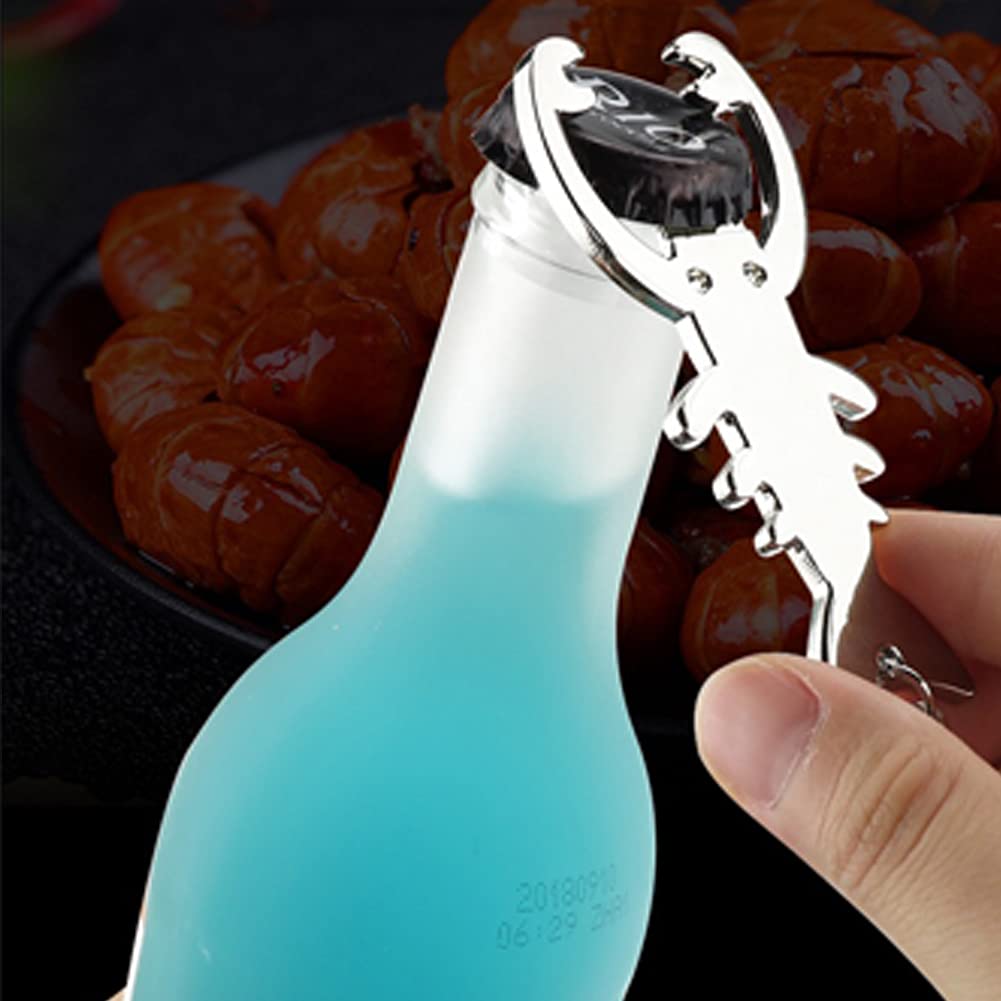 Amazon | ARFUKA 栓抜きキーホルダー 亜鉛合金 スコーピオン ビール