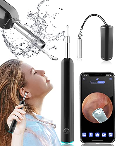 Ear Wax Removal Tool Camera-Ear Cleaner Earwax Removal Kit,OVIFM D10 1080P HD Endoscope Ear Scope Otoscope with Light,Ear Cleaning Kit,Wireless Ear Camera and Wax Remover for Adults Kids & Pets