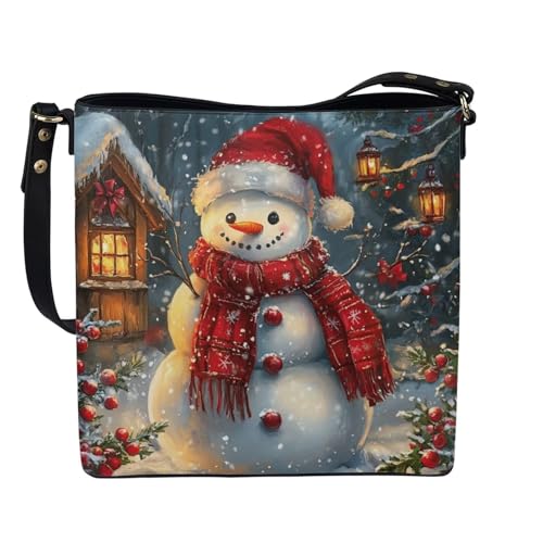 Image of HUGS IDEA Hoho Bag for Women Crossbody Purse Leather Handbags Laides Shoulder Bags