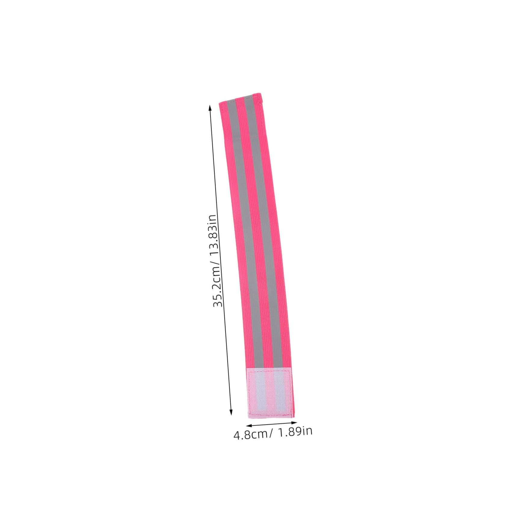 Milisten 2 Pcs High Visibility Reflective Wristbands for Running Cycling Walking Soft Flexible Reflective Arm Straps Safety Gear for Men Women Durable Comfortable Fit