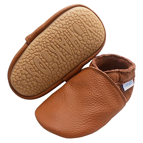 YIHAKIDS Krabbelschuhe Baby Lauflernschuhe Jungen Mädchen Weicher Leder...