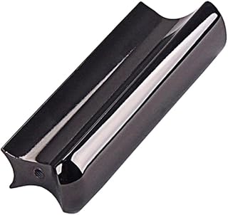 Toddmomy Tobogán Hawaiano De Acero Inoxidable Barra Deslizante Guitarra Eléctrica Para Practicar Casa Color Negro