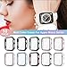 10 Pack Case for Apple Watch Series 3/2/1 42mm with Tempered Glass Screen Protector, BHARVEST High Definition Scratch Resistant Hard PC Bumper Cover for Apple Watch Accessories (10 Colors, 42mm)