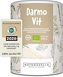 DarmoVit® Bio-Darmkur I Premium Darmflora-Komplex aus Bio-Ballaststoffen, Bio-Gewürzen und Bakterienkulturen I Darmsanierung & Darmreinigung I Hochdosiert, vegan und laborgeprüft, 250g