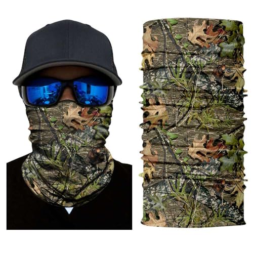 Image of WTACTFUL Camo Face Mask Men Women, 2-Pack Seamless Neck Gaiter Balaclava