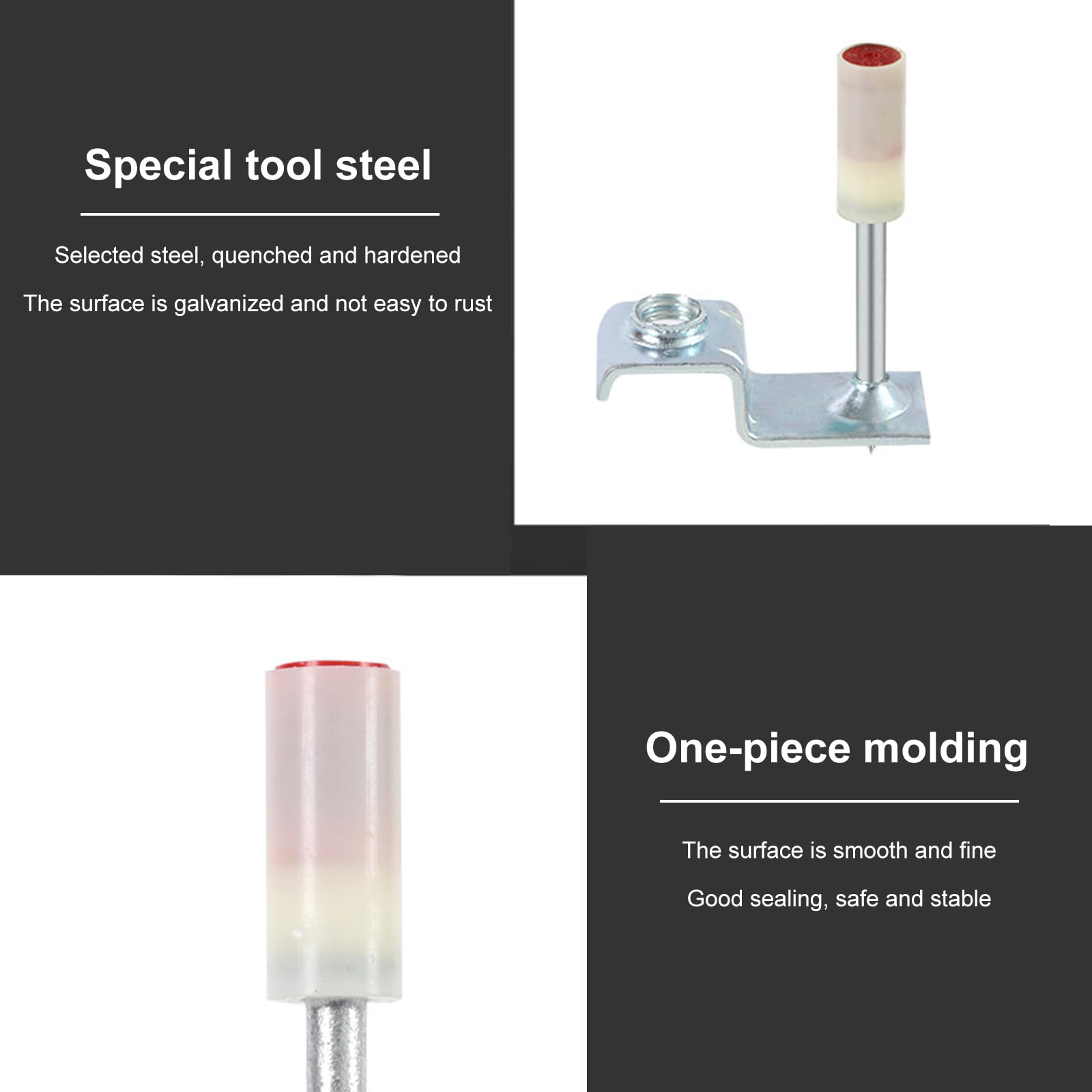 Chiodi Per Sparachiodi Manuale - 50 Pezzi 7,3mm Per Cemento E Ferro - Chiodi Tondi Per Pistola Sparachiodi - Foto 7