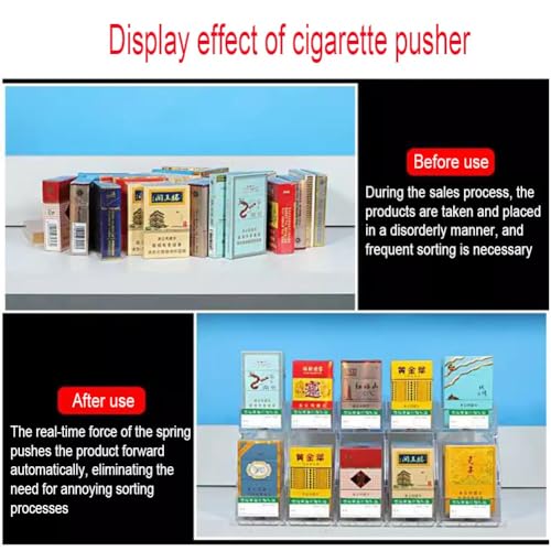 Expositor de acrílico para cigarrillos automático con dos capas 3