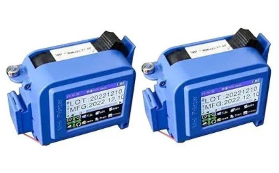 Touch Screen Handheld Thermal Printer with Black Ink Cartridge | Portable Printer | Inkjet Printer for Home Use – Pack of 2