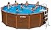 Produktbild Intex Aufstellpool Wood Frame Pool Set, TÜV/GS, Braun, Ø 478 x 124 cm
