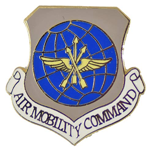 AIR MOBILITY CMD LAPEL PIN OR HAT PIN - Size 1 1/8