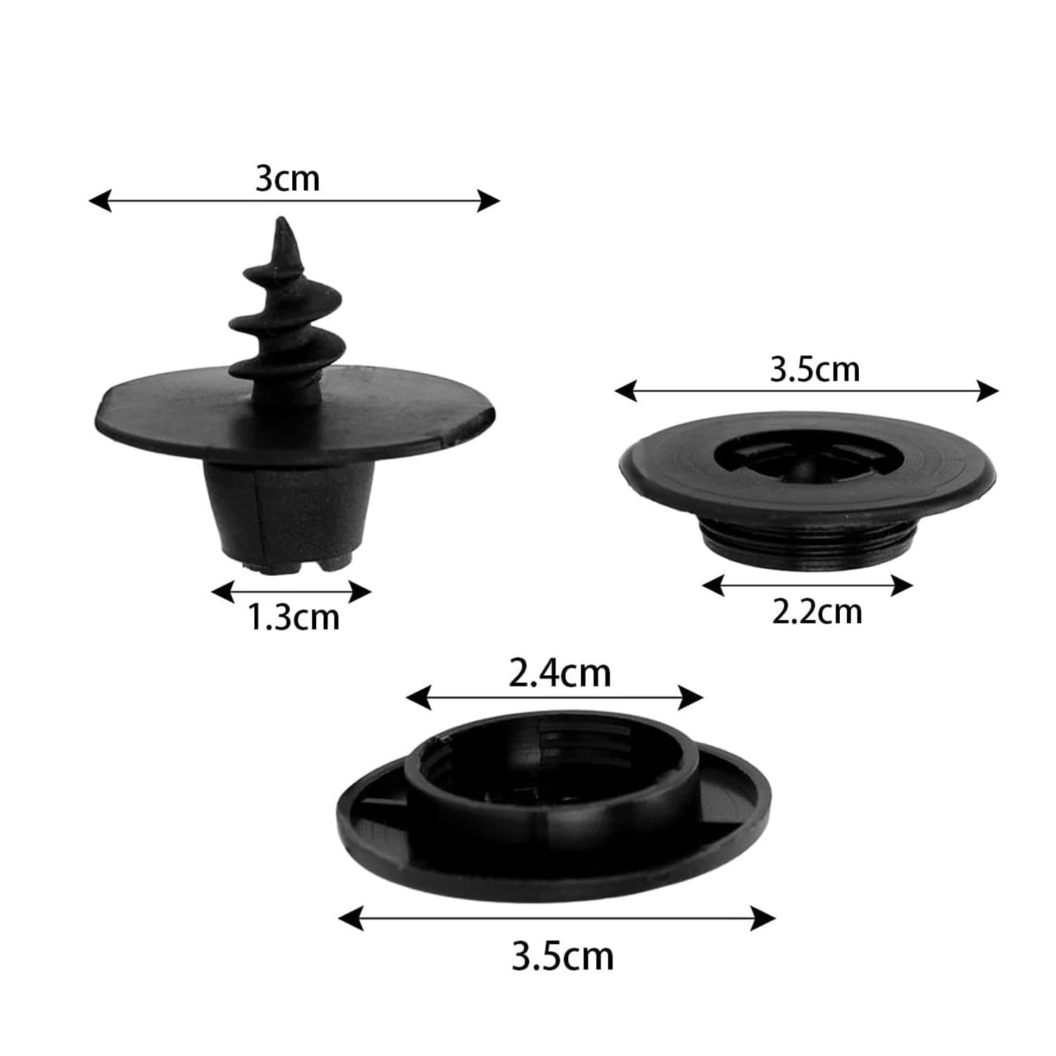 10 Pezzi Clip Antiscivolo Auto, Universale Tappetino Auto, Supporto Fisso Tappeto Auto, Clip Morsetti Fissaggio Auto, per Tappetini Auto, Pavimenti, Ecc.