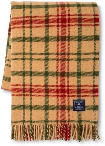 GenericABCDEFG Faribault for Target Plaid Wool Throw - Camel