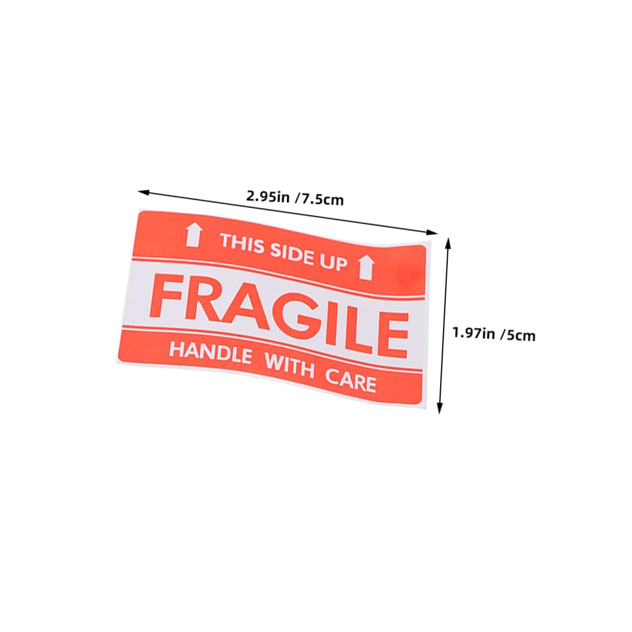 VILLCASE Package Stickers 500 Labels/roll Fragile and up Do Not Press Stickers Moving Tape for Boxes Easy Peel