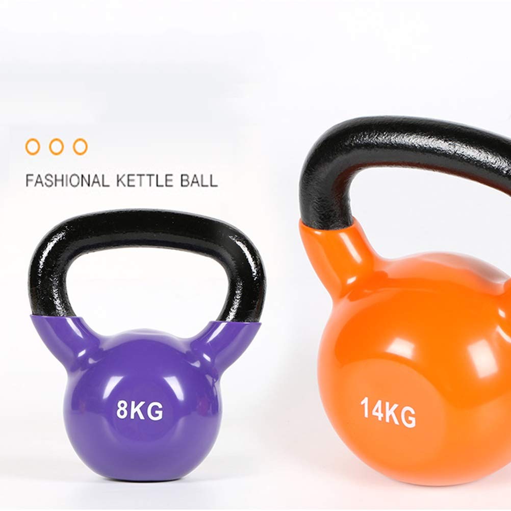 GYHOME Pesas Rusas De Hierro Fundido, Kettlebells De Gimnasia Deportiva para El Hogar, Dispositivo De Entrenamiento con Pesas De Flexiones De Sentadillas, 2.3-16 Kg (Size : 2.3kg/5lb)