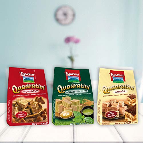 Image of Loacker Quadratini Dark Chocolate, 250g
