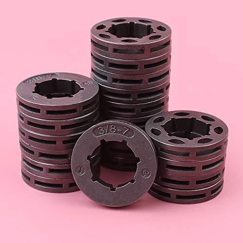 Couronne de pignon 3/8 pour tronçonneuse 034 MS390, petite cannelure 19mm en lot de 20 pour la forêt