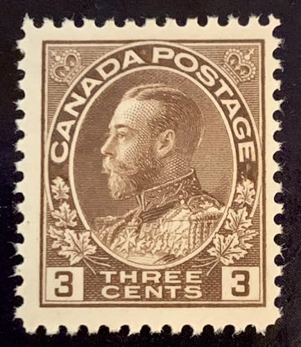 Canada - 1918 3c King George V Brown - - Scott #108