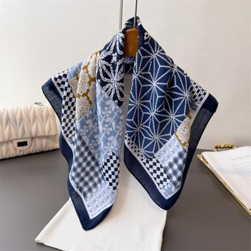Hair Bandanas Scarf for Women Medium Square Lightweight Fashion Scarves for Women Scarves Boho Headwear 27.5 × 27.5 Inch4