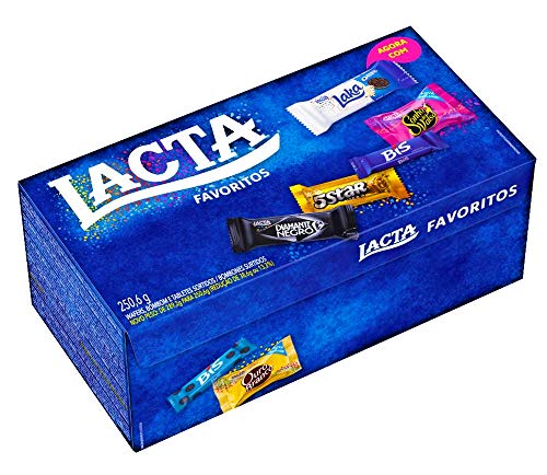 LACTA Caixa de Bomboms Variados Favoritos 289 gr. | Favorites Assorted Bonbons.