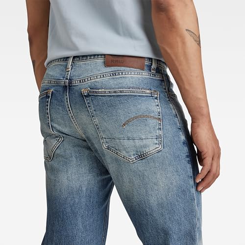G-Star Raw Men's 3301 Tapered Fit Jean In Nippon Stretch Denim3