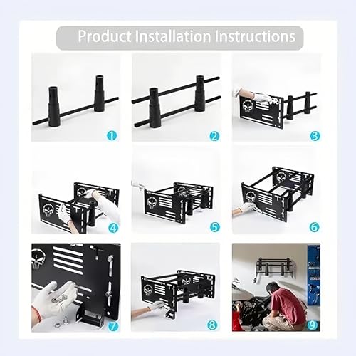 Image of TDZ Detach Depot Wall /Storage Rack for Harley Detachable Products Including Tour-Pak mounting Racks, Sissy Bars, Luggage Racks, Rider Backrests and Detachable-Style Windshields