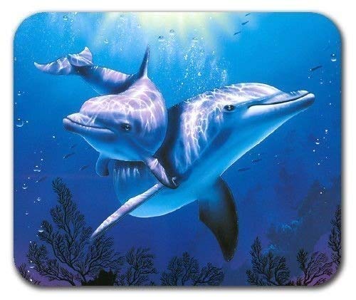 Yanteng made （mouse pad gaming mouse mat A178） Dolphin underwater ocean sea blue aquarium hope mousepad mouse pad mat mousepad mouse pad mouse mat