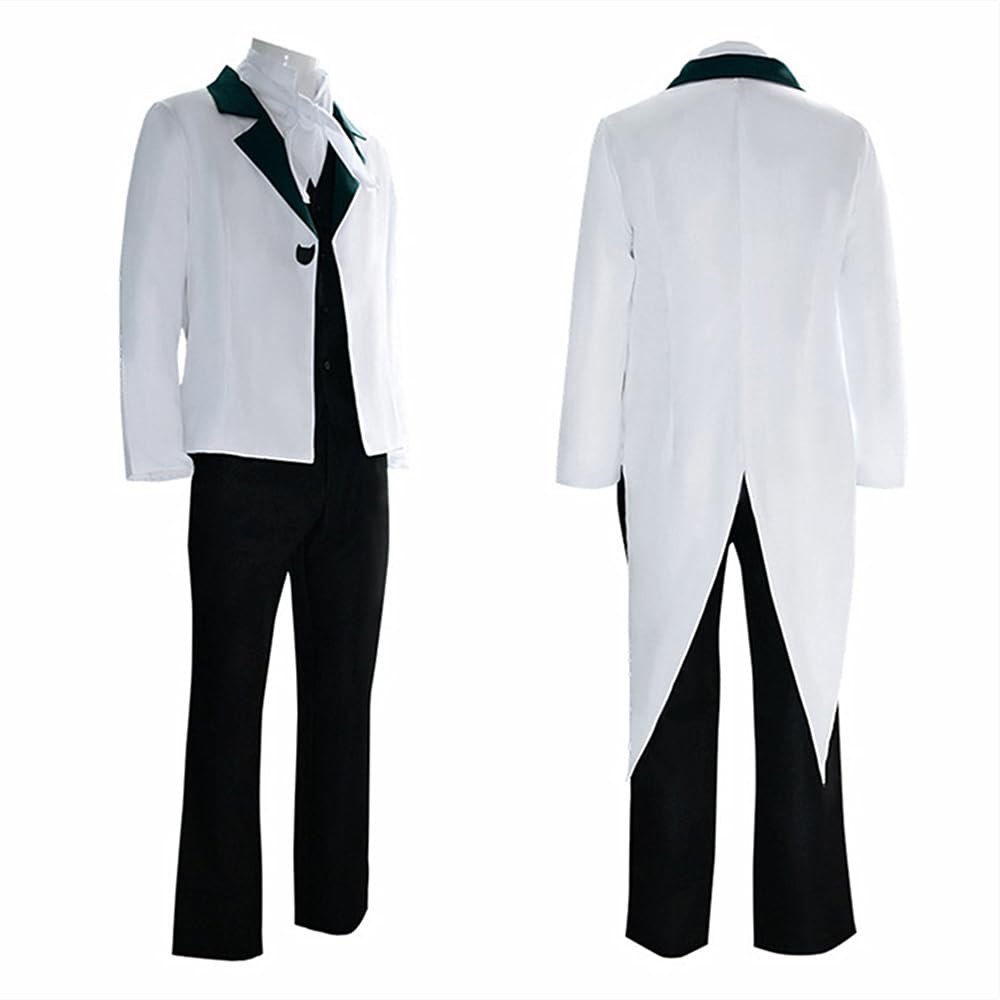 Charous Anime Manga Bungo Stray Dogs Cosplay Edgar Allan Poe Kostüm, Uni-Uniform-Set für Festivals, Auftritte und Cosplay