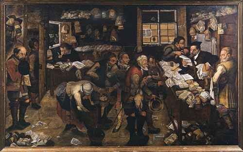 Affiches Pieter Brueghel l'avocat du village pour sublimer le design mural de votre grand salon