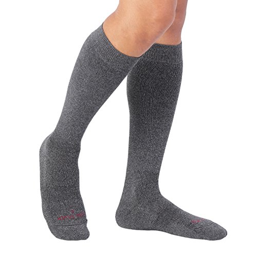 Vital Salveo- Merino Wool Hiking Knee Sock for Outdoor Enthusiasts, Charcoal, Dark Grey