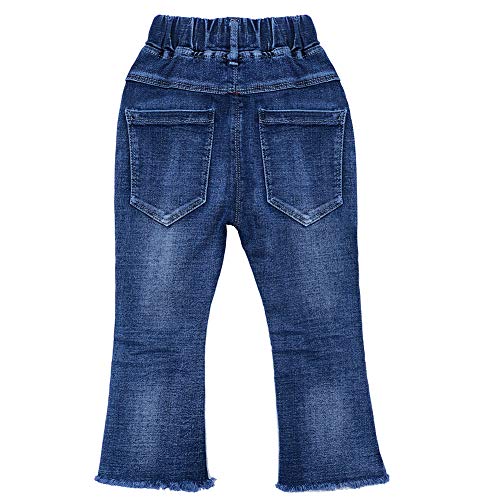 Peacolate 4-9T Infant Little Kids Girls Embroidery Jeans Denim Pants2